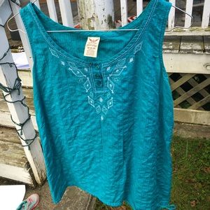 Teal tank